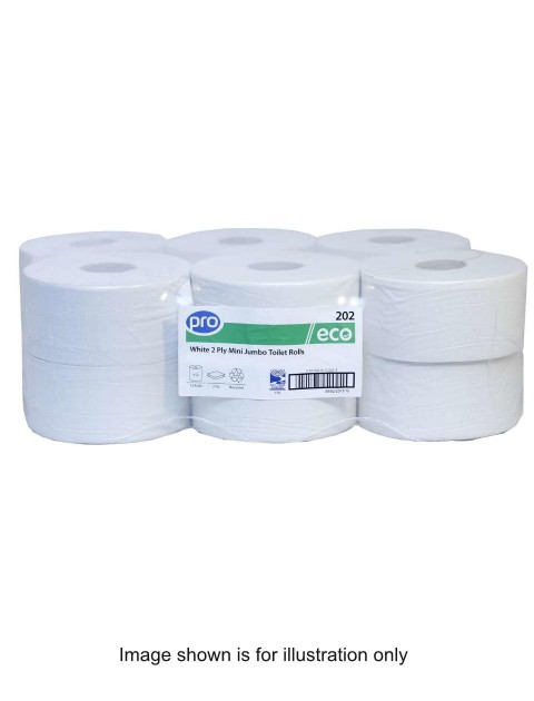 Mini Jumbo Toilet Rolls, Case 12x150m Hygiene